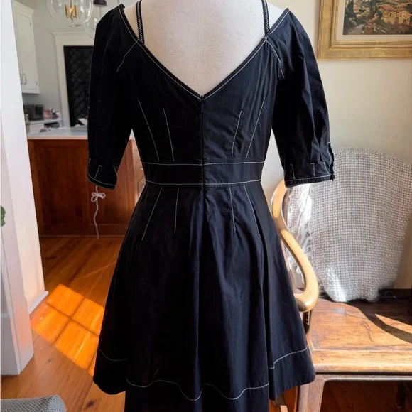 10 Crosby Derek Lam Black Dress - Picture 6 of 8